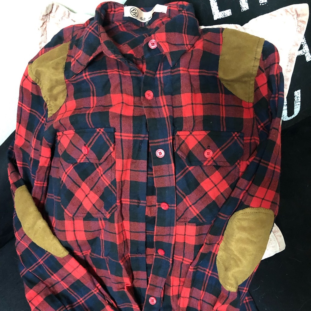 Long sleeve plaid